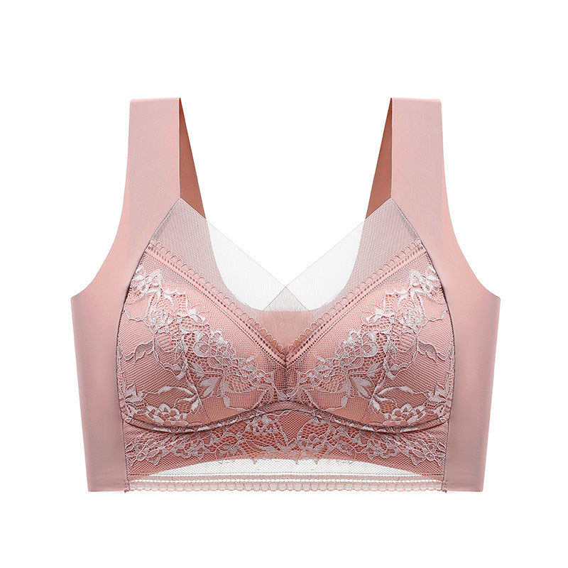 LaceLuxe™ Biustonosz damski z koronki Ice Silk