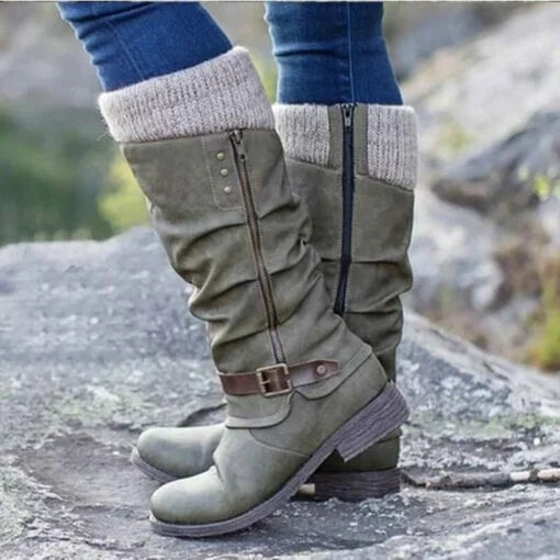 Alais Monet™ Wysokie buty zimowe zapinane na zamek