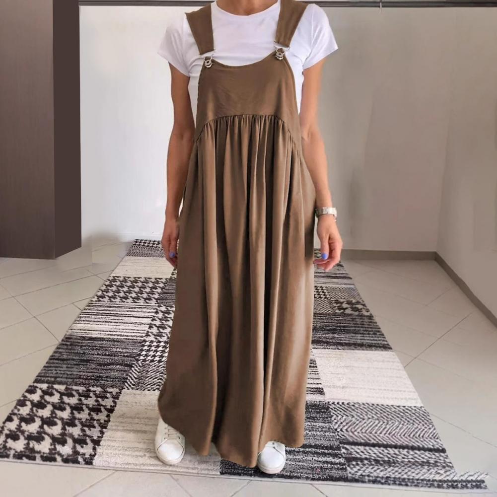 Antea™ Luźna sukienka z szelkami
