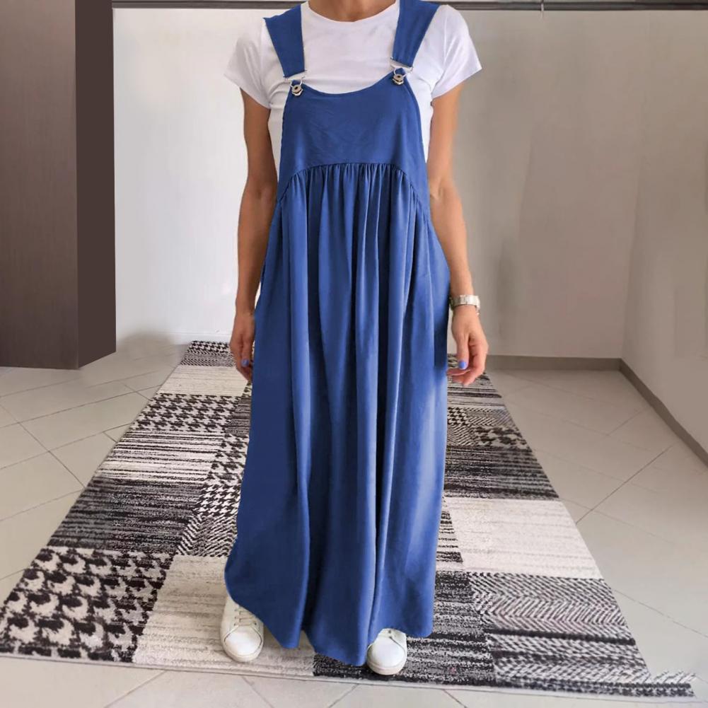 Antea™ Luźna sukienka z szelkami