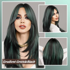 Zielono-czarny gradient
