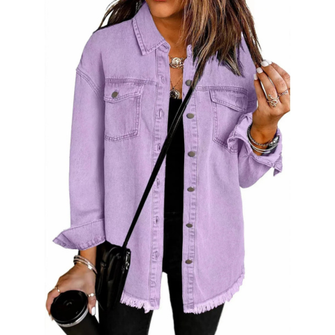 Bice Liotta™ Stylowa damska kurtka jeansowa w stylu vintage