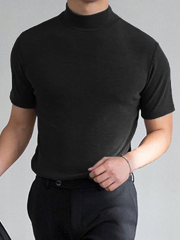Bruno Bonito™ Męska koszulka slim fit z półgolfem