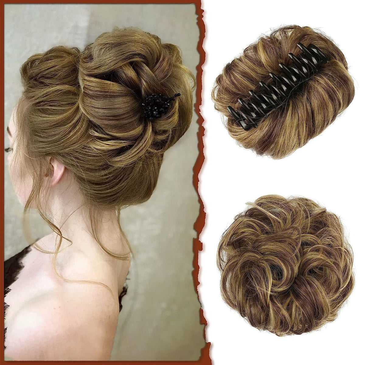 BunClip™ Doczepiany kok - Spinka do włosów messy bun