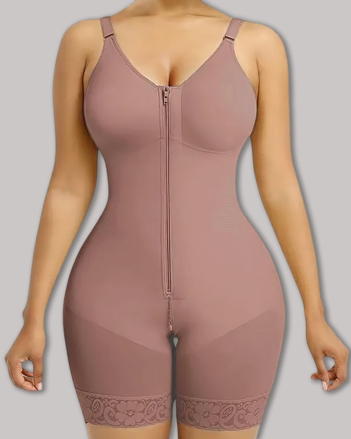 Editta Milia™ Body z gorsetem wyszczuplającym zapinanym na zamek