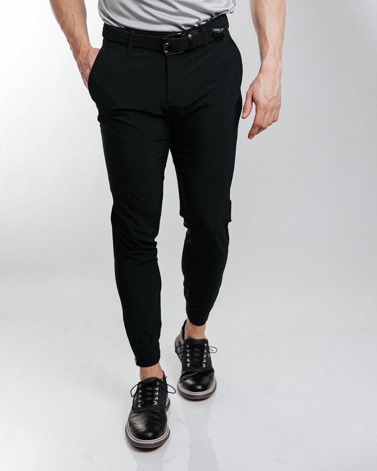 Erminio Costa™ Zwężane joggery slim fit z zamkiem przy kostce