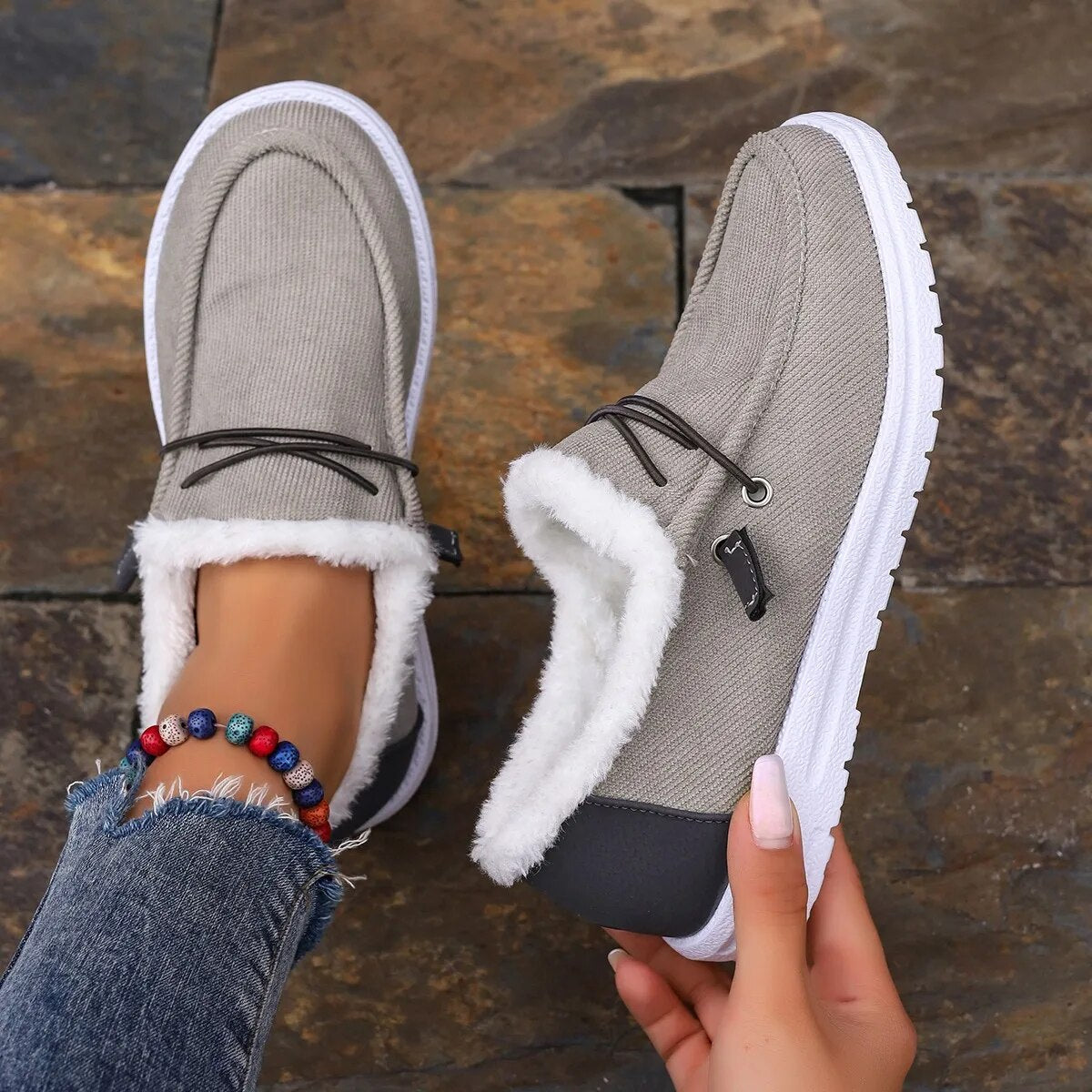 Lelia Pelino™ Pluszowe buty damskie