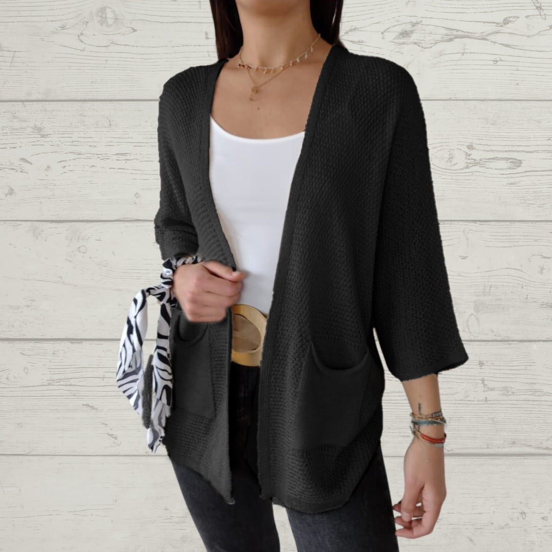 Marana Rosasco™ Elegancki kardigan z kieszeniami