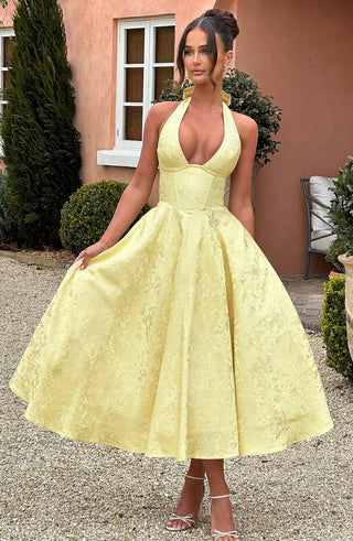 Olivia Teodoro™ Elegancka romantyczna sukienka midi