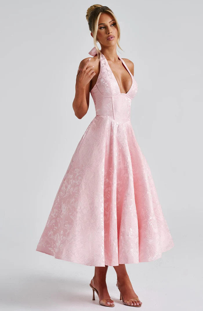 Olivia Teodoro™ Elegancka romantyczna sukienka midi