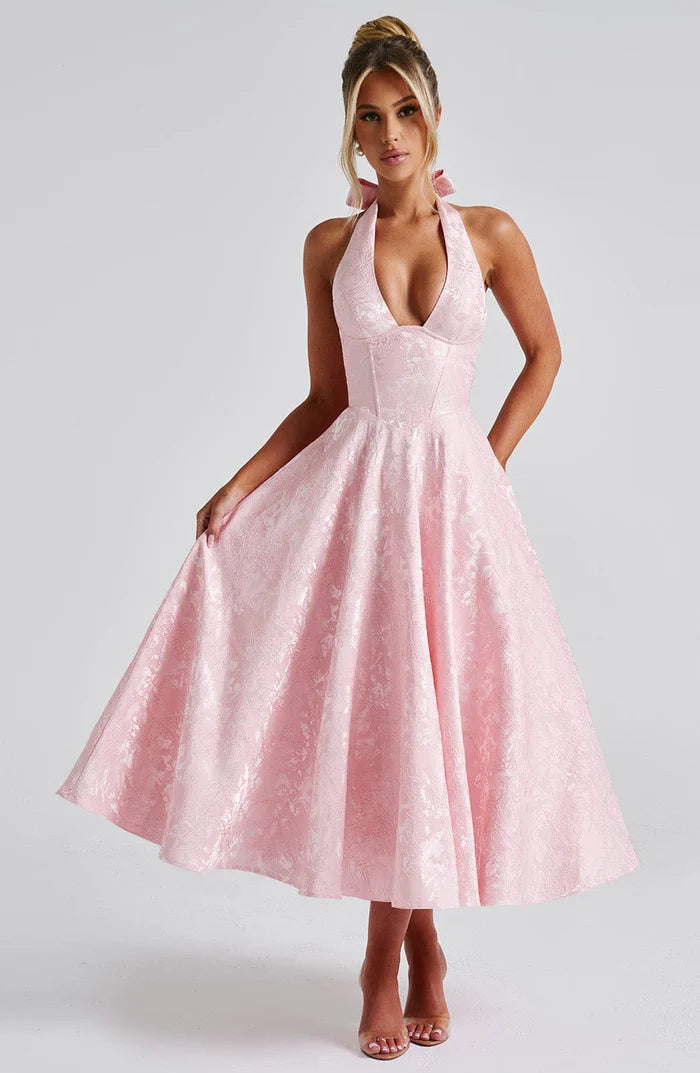 Olivia Teodoro™ Elegancka romantyczna sukienka midi