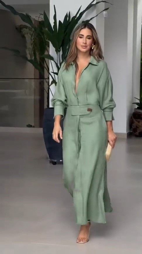 Orsina Milano™ Elegancka i nowoczesna długa sukienka
