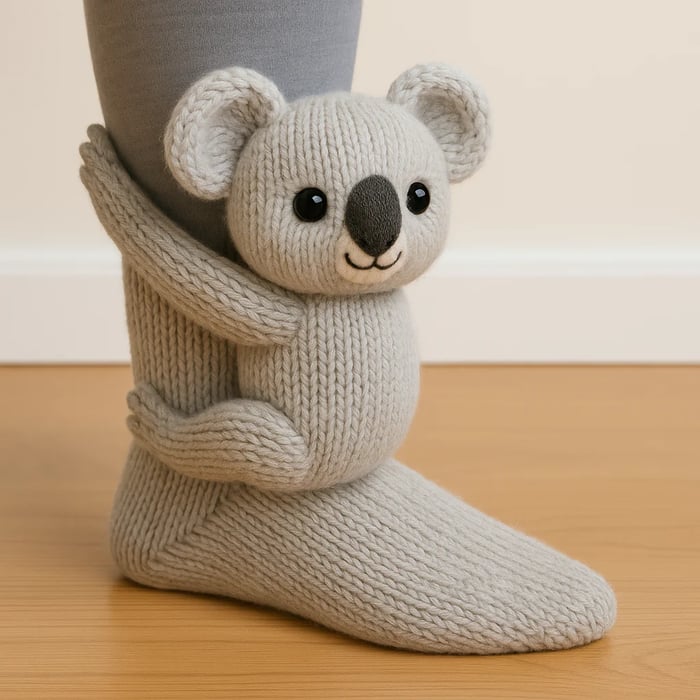 WarmPaws™ Skarpetki Animal z uroczym wzorem