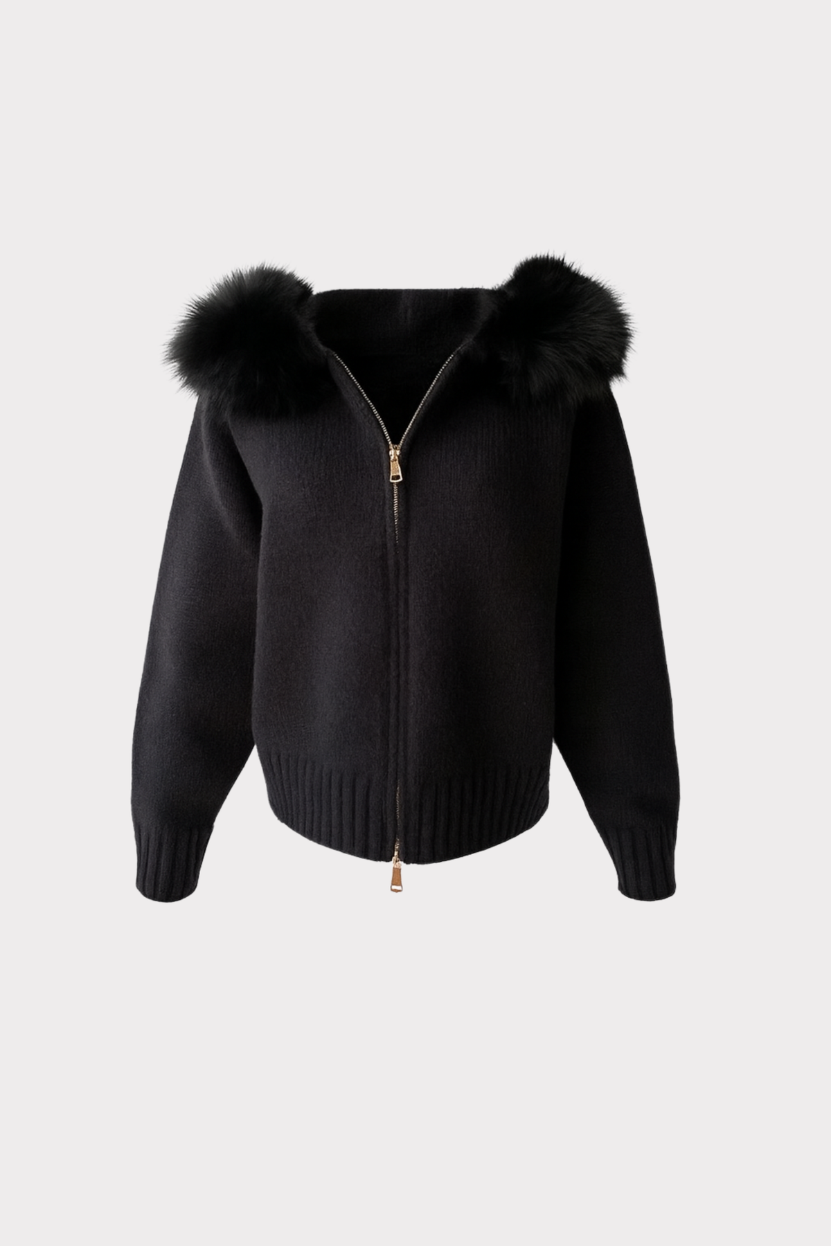 Zaira Perna™ Ocieplana bluza z kapturem i futrem