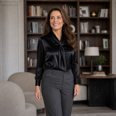 Barbara Abbondanza™ Elegancka koszula do pracy i na weekend